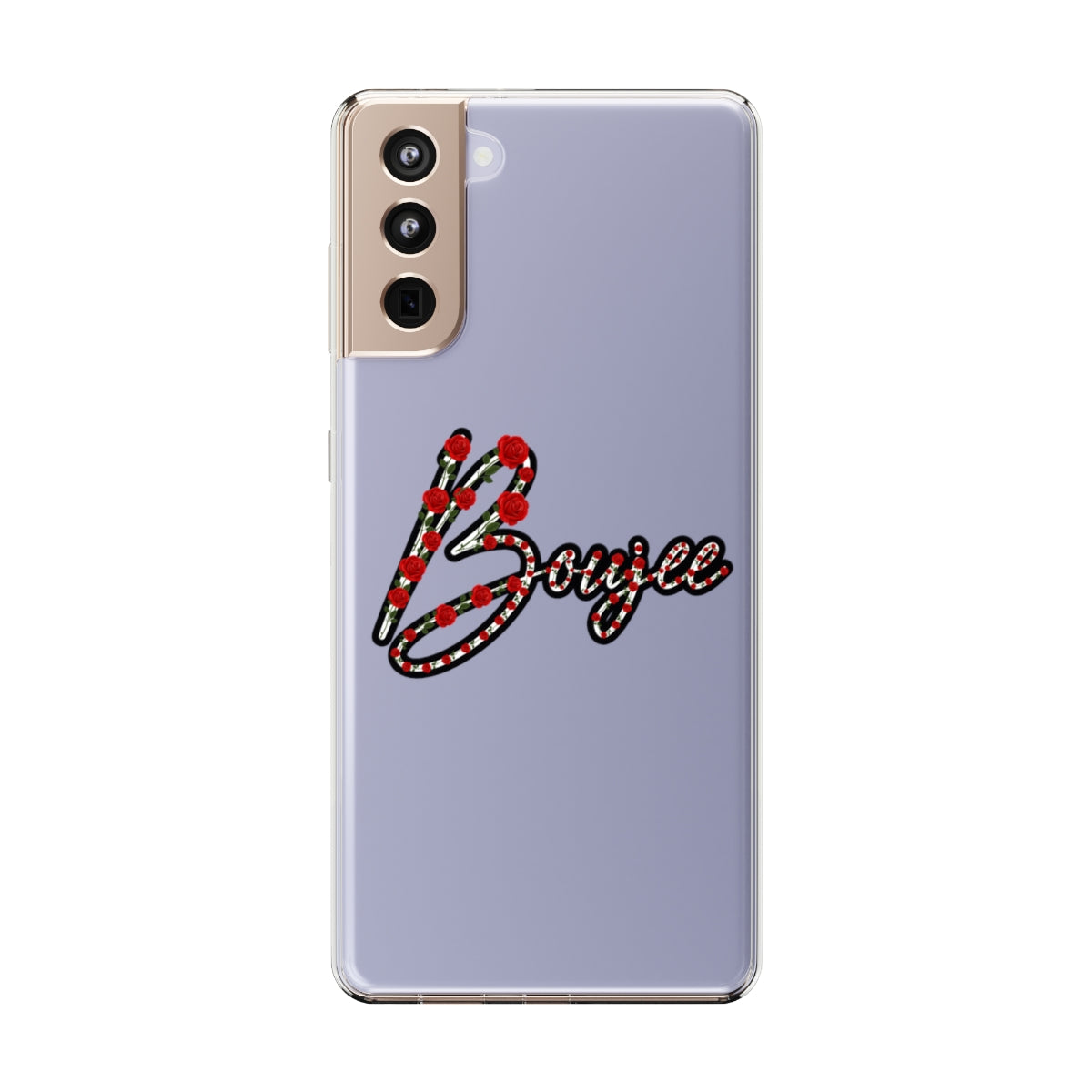 Boujee Red Roses Clear Cases