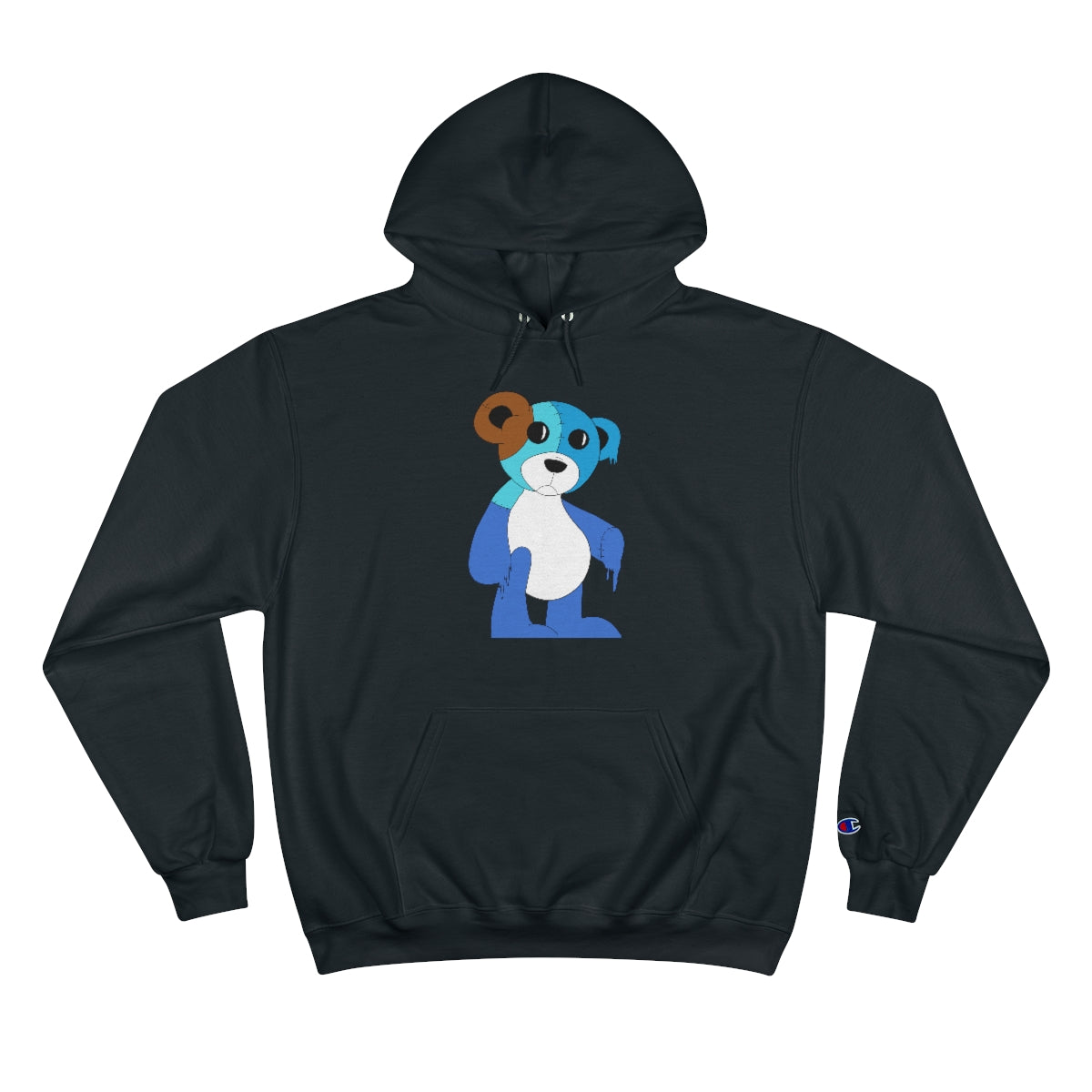 Men's Cold Hearted Angel Bear Champion Hoodie